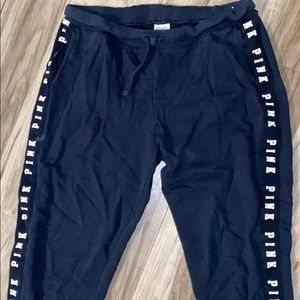 VS PINK logo joggers